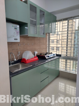 2-Bed furnished Flat in Bashundhara R/A